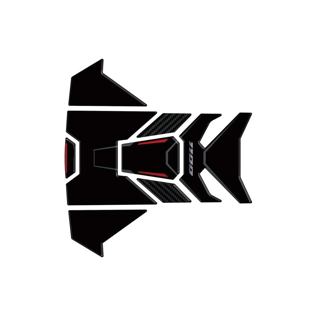 Motorcycle 3D Middle Fuel Tank Pads Stickers Decoration Accessories Protect for NT1100 for Nt 1100 for NT 2025 Traction Pad Decal