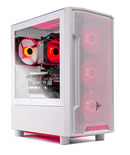 Image of Skytech Gaming Archangel Gaming PC, Intel i5 14400F 2.5GHz, NVIDIA RTX 5060, 1TB NVMe SSD, 32GB DDR4 RAM 3200, 650W Gold PSU, Wi-Fi, Win 11, Desktop