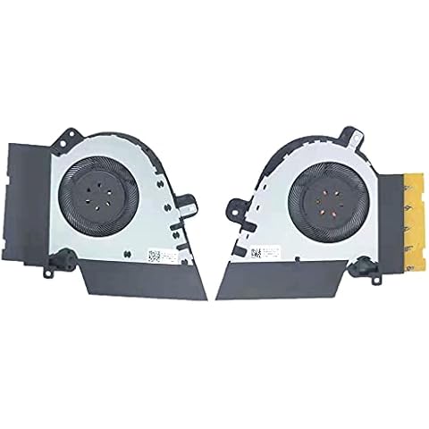 QUETTERLEE Replacement New Laptop CPU and GPU Cooling Fan for ASUS ROG Zephyrus S GX502G GX502GW GX502GV GX502LWS GX502LXS Series DFS200912210T FL6H DFSCK221051821 FL6G DC12V 1A Fan Cover