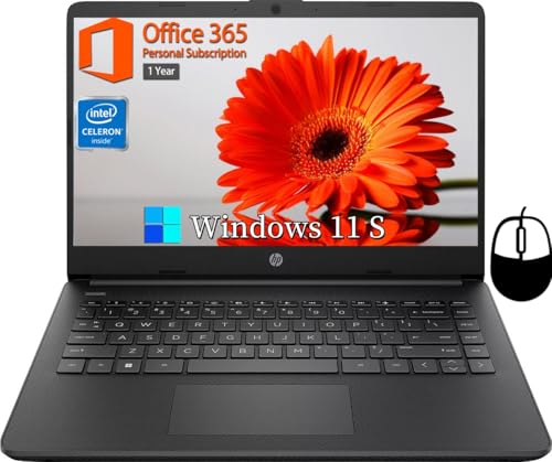 HP 14" Laptop Intel Celeron N4120 16GB RAM 384GB Storage
