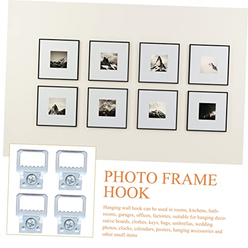 Image of 50pcs Picture Hangers Heavy Duty Hooks for Frames and Art Photo Hanging Hardware for Easy Wall Mounting for Home and Classroom Decor