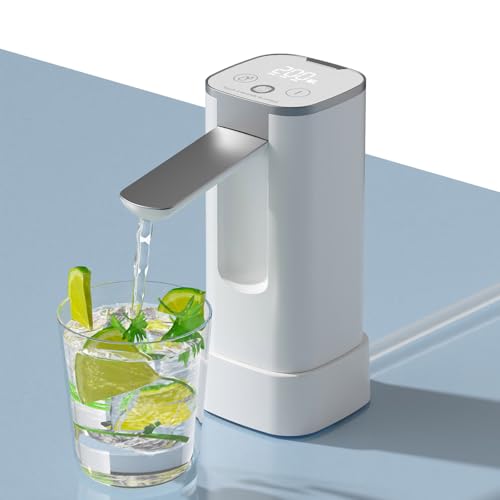 Opiniones de Dispensador de Agua Electrico los mejores 10. 42 OCCULO Dispensador de Agua Eléctrico, Dispensador de Agua Automatico, 3 Niveles de Salida de Agua, Pantalla TáCtil Inteligente, Doble Uso como Mesa y Cubo, Blanco