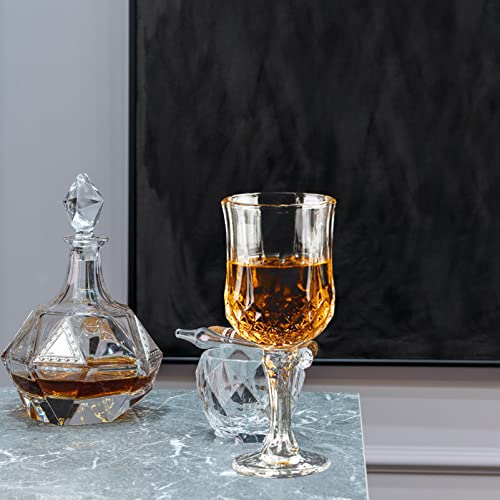 Hemoton Copos de Vinícolas de Cristal Vintage Coquetels de Cálice de Champanhe Bebendo Copos de Copo