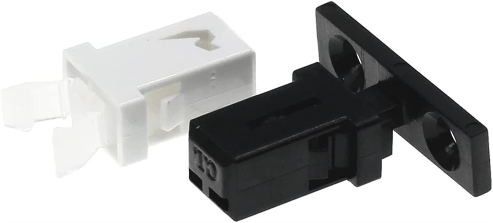 Interruptor Micro interruptor 100 Uds PR-001 cerradura de puerta pequeña interruptor de bloqueo for decodificador de aire acondicionado MS TV EVD cubierta de puerta de DVD interruptor electronico (Co
