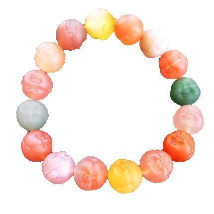 Tête de Bouddha de couleur bonbon statue decorative intérieur moderne