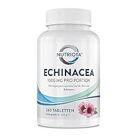 Natürliche Echinacea 500 mg | 240 hochkonzentrierte vegane Tabletten | Zur Bekämpfung von Erkältung und Grippe| Stärkt das Immunsystem | Von Aceso