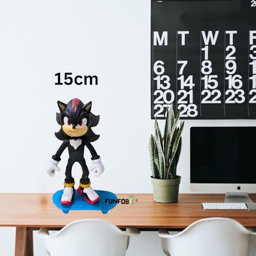 Image of FUNFOB Cartoon Action Figure Height-15cm Collectible for Fans PVC Multicolour | So-nnic Black