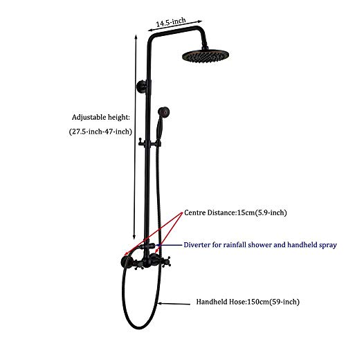 Ensemble de mitigeur de douche pour salle de bain familiale et moderne - 4
