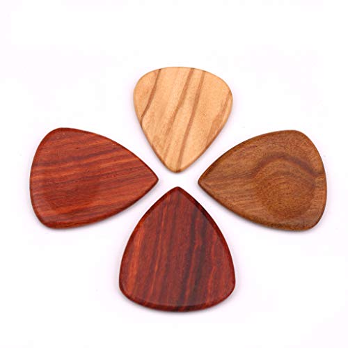 HOTEU Lot de 4 médiators en bois pour guitare acoustique, électrique, bois 2.7 * 3.2 * 0.25cm (The guitar pick) silver - Les Beatles, Paul McCartney, John Lennon, RIngo Starr, George Harrison HOTEU Lot de 4 médiators en bois pour guitare acoustique, électrique, bois 2.7 * 3.2 * 0.25cm (The guitar pick) silver – Image 7