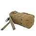 Molle Water Bottle Holder, Tactical Water Bottle Pouches for Backpack with D-Ring Hook (Khaki)