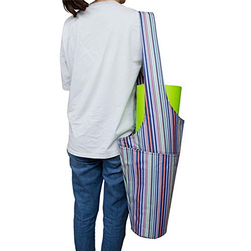 WESEEDOO Yoga Mat Carry Bag Yoga Bag Yoga Mat Cover Bag Yoga Mat With Carry Bag Yoga Bag For Yoga Mat Yoga Bags For Women Yoga Bag Cover Exercise Mat Bag blue,-