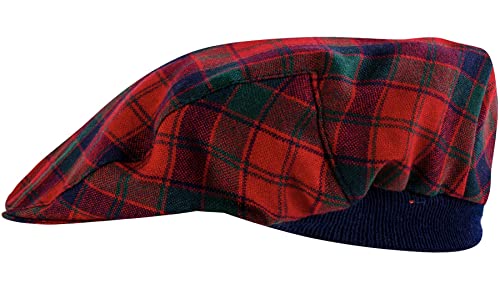 Casquette plate tartan Robertson finis les maux de tête avec la bande élastique