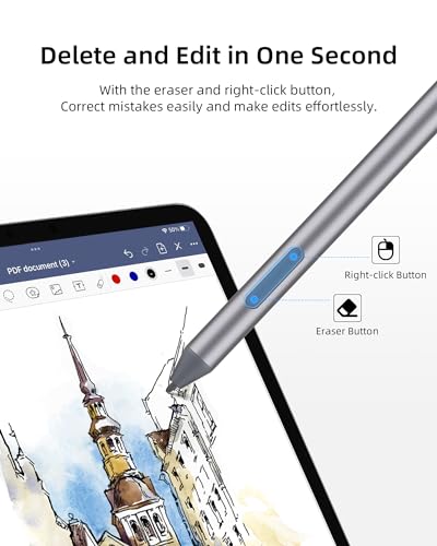 Image of Metapen Stylus Pen M2 Biz for Microsoft Surface (AAAA Battery, Smooth Writing),Compatible with Surface Pro X /9 /8 /7+ /7 /6 /5 /4 /3 /Go 3 /Book 3 /Laptop 4 /Studio 2, ASUS VivoBook Flip 14 for Students&Doers