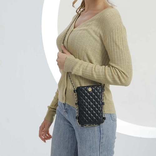Image of Montana West Quilted Small Crossbody Bags for Women Trendy Cell Phone Purse