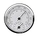 Xineker Mini Mètre D'humidité De La Température en Aluminium D'alliage De Thermomètre Et D'hygromètre De 58mm pour La Pièce De Sauna De Ménage