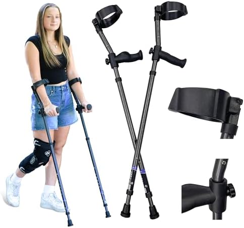 in-Motion Forearm Crutches | Spring Assist Crutches for Adults | ...
