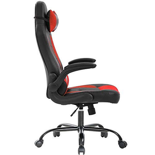 T-LoVendo-TLVC66-RED-Silla-Gaming-Negro-Rojo