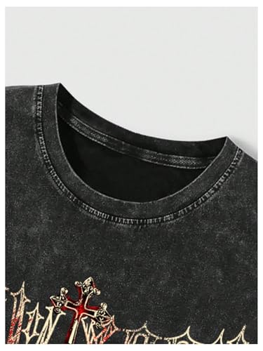 Verdusa Men's Graphic Tees Y2k Gothic Distressed Summer Shirt Grunge Hippie Sleeveless Tank Top3