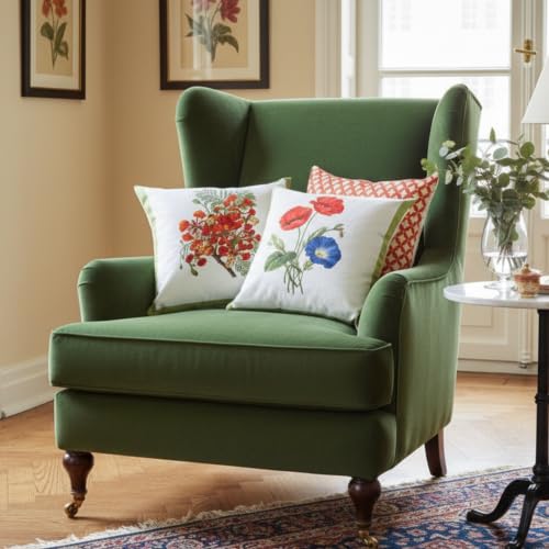 Image of Blooming Garden Cushion Covers, 5 Pieces