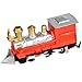 Kicko Mini Train Set with Tracks Toy - Battery Operated Classic Train Building Kit
