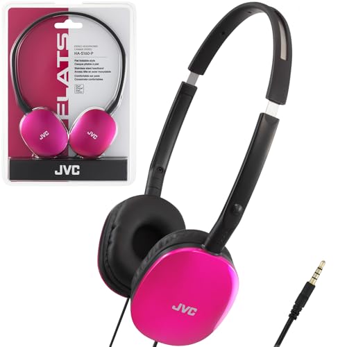 (Pink) - JVC HAS160P Flats Light Headphones