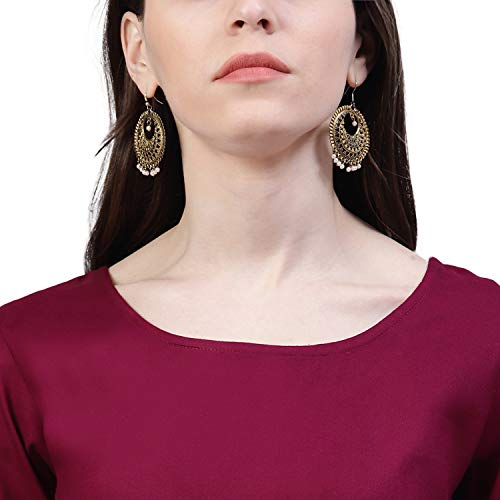 Image of Stylum Women's Checkered Rayon Flared Kurta with Dupatta Set