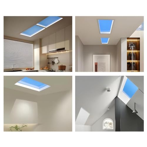 Inteligentne światło sufitowe LED do piwnicy, kuchni, sypialni, salonu, lobby hotelowego i przejścia, naturalnej instalacji światła dziennego Blue Sky Light