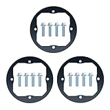 3 Piece Deck Spindle Reinforced Repair Ring Bolt for RZT50 Cub Cadet RZT50 RZT54 LX500 LT1050 918-04126A 918-04125B 918-0671B 918-04126 918-04125 918-04608A 618-04636 618-04636A 618-04865A Lawn Mower