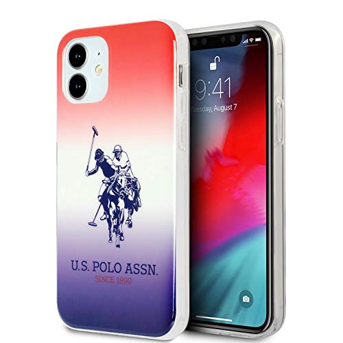US Polo USHCP12SPCDGBR Gradient Collection Coque pour iPhone 12 Mini 5,4" Tricolore