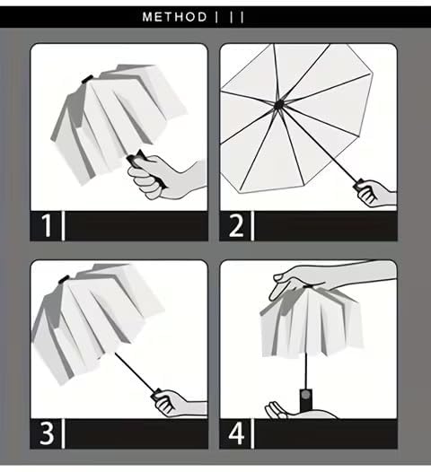 Image of ๐๐ฎ๐ป๐๐ฒ๐ฟ๐ฎ Compact Automatic Folding Umbrella - Windproof, UV Protection, ๐ญ๐ฎ ๐ฅ๐ถ๐ฏ๐ Lightweight Portable Travel Portable Umbrella for Men & Women Use in Sun & ๐ฅ๐ฎ๐ถ๐ป (Pink)