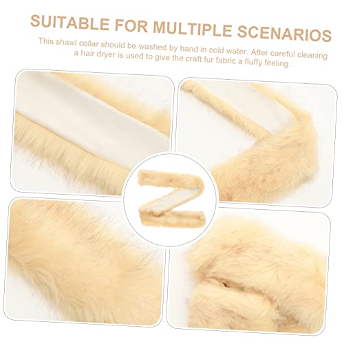 ERINGOGO Women's Scarf Shawl Faux Fur Collar Warm Winter Shawl Oversized Tassel Fashion Accessory2