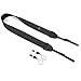 WANBY Camera Strap Black Canvas Neck Shoulder Strap with Quick Release Buckles for DSLR SLR