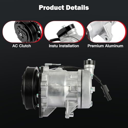 Image of CCIYU AC Compressor w /Clutch for Dodge Durango 4.7L 2000-2001