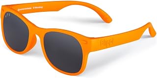 Sunglasses - Indestructible, Polarized, Orange Glasses for Children with Black Lens