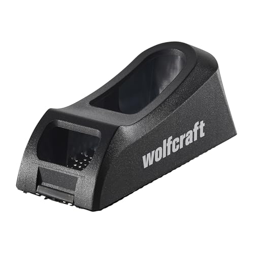 wolfcraft Blockhobel I 4013000 I Der extrabreite Einhandhobel für Gipskarton
