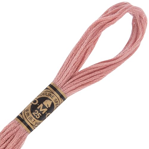 Image of Hobby Lobby DMC Cotton Embroidery Floss - 152 Medium Light Shell Pink | Set of 12