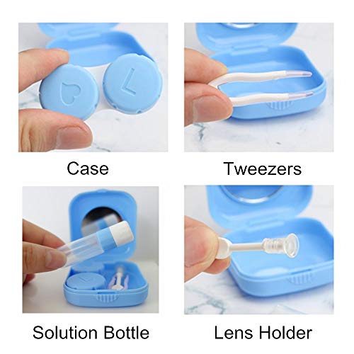 Erewa BD13620 4 Pack Colorful Contact Lens Case Kit thumb #2