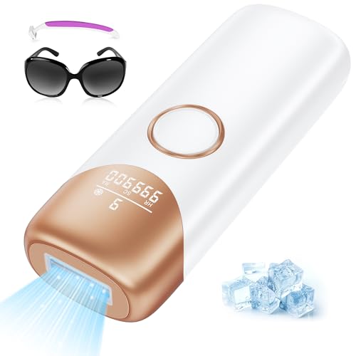Depiladora de luz pulsada IPL con función avanzada 3 en 1, alta energía 19,8 J, flash 999,900, energía de 9 niveles, perfecta para mujeres, hombres, uso doméstico