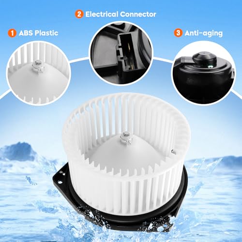 Image of HVAC Blower Motor Assembly with Fan Cage Fit for 2001-2013 Subaru Forester, 2008-2014 Subaru Impreza, Replaces 700206 72240FC010 72223SA030, Air Automotive Replacement