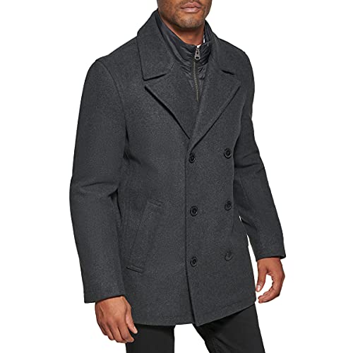 Levi's Men's Wool Classic Double-Breasted Peacoat Jacket3