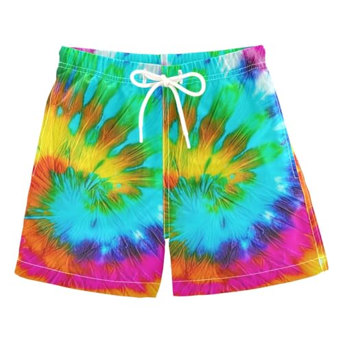 Boys Swim Trunks Tie Dye Color Toddler Swim Shorts Little Boys Bathing Suit Swimsuit Toddler Boy Swimwear 2T 202c1675