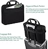 Taygeer Sacoche Ordinateur 17 Pouces, Sac PC Porpatle Grande Impermeabte Mallette Business Sac Bureau avec Bandoulière Sacoche Travail Cartable Laptop Sacd Affaires pour Homme Femme, Noir #3
