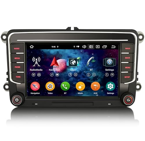 7 Zoll Android Auto Apple CarPlay Autoradio für VW T6 Crafter 2 Caddy 4 Amarok Polo 6R 6C Skoda Yeti mit...