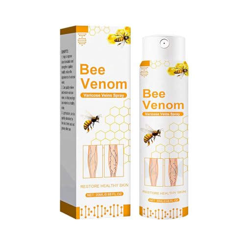 Spray para Las Varices,Tratamiento Profesional de Varices en Las Piernas,Fast-Absorbing Formula,Pierna de Alivio Dolor,Mejora La Circulación Sanguínea,20ML