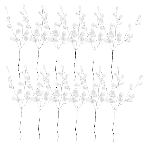 AUTSUPPL Set of 50 Acrylic Crystal Bead Drops Stems for Wedding Decorations Crafts