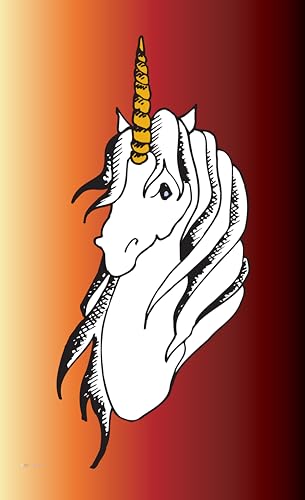 Drapeau licorne format portrait pour relooker un mur enfant