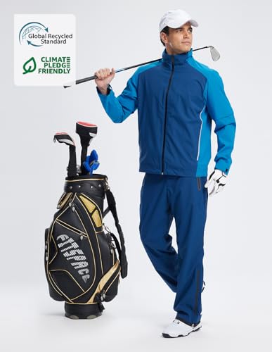 fit space Waterproof Golf Rain Jacket for Men 20K Performance Lightweight Rain Jackets for All Sports2