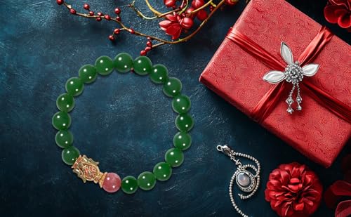 Accessoires Cheongsam Green en jade parfaits pour une soirée chic