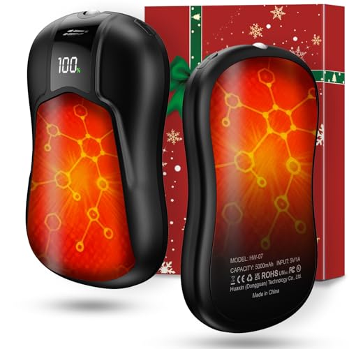 AI Dual-Sided Hand Warmers Rechargeable 2 Pack, 10000mAh 1S Ultimate