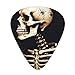 aesthetic skeleton Guitar Picks 12 Pack Bass Picks with Organizer Box Guitar Plectrum Includes Thin Medium Heavy Guitar Picks Ukulele Picks for Bass Acoustic Electric Guitars